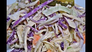 Ensalada de coles con pollo RecetasdeLuzMa [upl. by Chanda600]