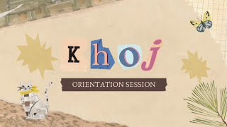 Orientation session of Khoj  The Research Unit Of Janki Devi Memorial College [upl. by Hadria]