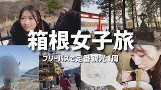 【箱根湯本】箱根フリーパスで王道観光１周してきた【女子旅】 [upl. by Enitsuga]