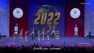 The Cheerleading Worlds Day 1  Cheer St Louis  Archangels [upl. by Lletnom895]