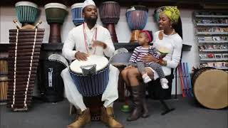 Drumskull Drums amp Ogunlano  Guinea Beng Douki Djembe [upl. by Debbra]