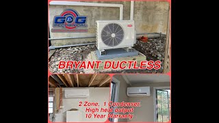 2 Zone Bryant Ductless [upl. by Atnom]