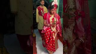 Aye bodhu aye wedding status bride brideentryideas bengali lokkhibou bouma [upl. by An]