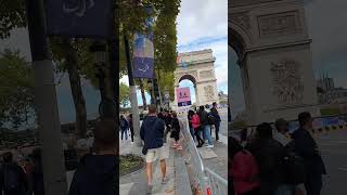 Paris Champs Elysées after the Olympics [upl. by Sanferd]