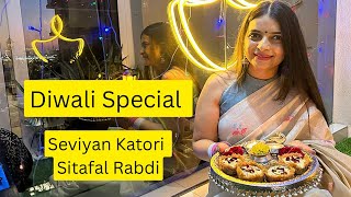 Seviyan katori sitafal rabdi Diwali special sweet rabdi recipe custard apple Rabdi seviyan recipe [upl. by Dlared]