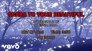 Alessia Cara  Scars To Your Beautiful Karaoke [upl. by Blalock362]