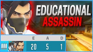 Assassin Hanzo guide  Top 500 Educational Commentary [upl. by Rachelle]