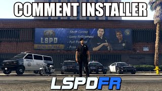 COMMENT INSTALLER LSPDFR  DEVENIR POLICIER SUR GTA V [upl. by Atteyek]