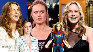 Captain Marvel  Brie Larson Funniest Moments  Try Not To Laugh [upl. by Naujej160]