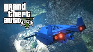 GTA 5  JE TENTE DALLER DANS LES ABYSSES AVEC LA NOUVELLE VOITURE AQUATIQUE [upl. by Ieluuk]