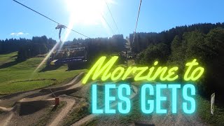 How to get from Morzine to Les Gets bike park 2023 [upl. by Carilyn]