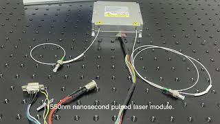 1550nm 10kW Pulse Nanosecond Fiber Laser [upl. by Notxed]