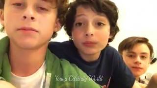 Finn Wolfhard Wyatt Oleff Jaeden Lieberher Jack Grazer QnA Session [upl. by Emixam]