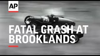 Fatal Crash at Brooklands Dunfee [upl. by Aliwt]