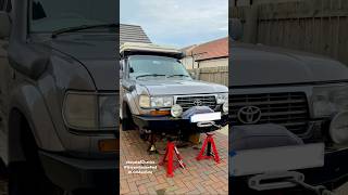 Landcruiser 80 Series front locking diff and swivel hub rebuild [upl. by Odraleba]