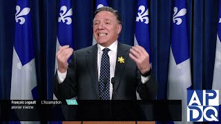 Québec en Crise Trop dImmigrants Dit Legault [upl. by Aneehsyt]