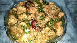 White chicken Recipe creamy Boneless chicken handi in hindiurdu [upl. by Yesdnil743]