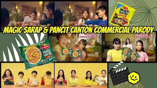 Magic Sarap amp Pancit Canton Commercial Parody  SixMaxwell  Aaliyah Chloe TV [upl. by Broek999]