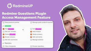 Redmine Questions plugin access management feature [upl. by Ardnaiek]