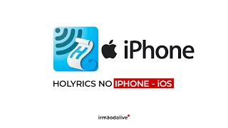 HOLYRICS NO IPHONE  iOS [upl. by Etana458]