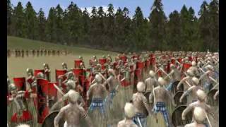 Rome Total War The Battle of PAULERSPURY Watling Street English Version [upl. by Tahmosh]