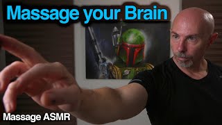 ASMR Binaural Brushing 51  Massage your Brain  Strong Sounds  Mostly No Talking [upl. by Einaej371]