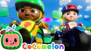 Bike Race Song  CoComelon Nursery Rhymes amp Kids Songs [upl. by Aicyla]