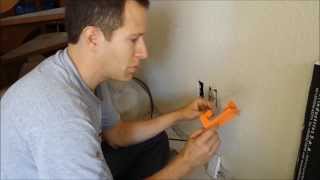 How to install and split a coax cable outlet [upl. by Airliah]