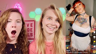 Reacting To LESBIAN TikTok THIRST TRAPS Part 2  Hailee And Kendra [upl. by Esinahs230]