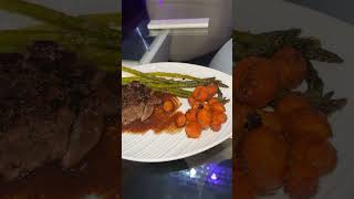 STEAK DINNER 🤤 steak dinnerideas easyrecipe yummy love cooking [upl. by Ernst]