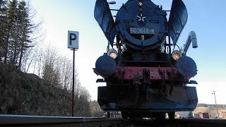 Sächsisches Eisenbahnmuseum  Im Führerstand von 50 3648 [upl. by Atcele]