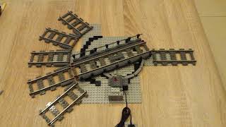 Cyberrailer Lego Eisenbahn SegmentDrehscheibe [upl. by Aylat]