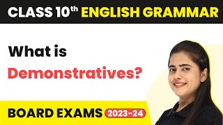 Demonstratives  Determiners  Class 10 English Grammar 202223 [upl. by Osterhus]