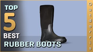 Best Rubber Boots Review 2023  Top 5 Pick  Waterproof Durable [upl. by Aurelie660]