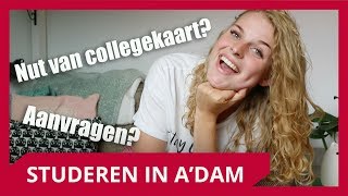 Alles over je COLLEGEKAART  HvA [upl. by Bock]