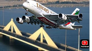 Emergency airplane landing and takeoff [upl. by Lareine]