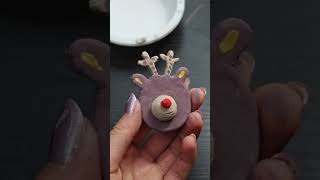 DIY New creation from Clay Christmas Reindeer 🦌 part2 clayartcreations diy shorts [upl. by Hyacintha813]