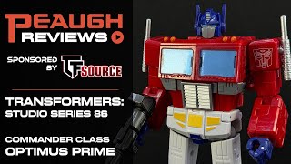 Video Review Transformers Studio Series 86  Commander Class OPTIMUS PRIME [upl. by Gnehp460]