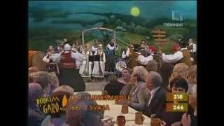 „Su gandrais ir su lapais žaliais“  Visagino liaudiškos muzikos kapela „Linksmuolė“ [upl. by Leonidas771]