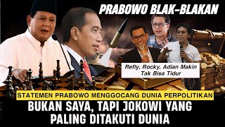 Prabowo Bantah Rocky Dan Refly Soal Jokowi Dunia Aja Kagum Lalu Kalian Siapa [upl. by Korfonta]