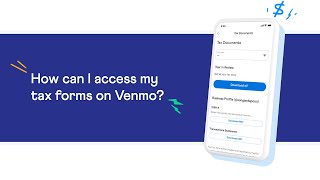 Venmo Help Center How can I access my tax forms on Venmo [upl. by Norre]