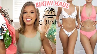 CUPSHE SWIMSUIT TRY ON HAUL  My FAVORITE bikinis [upl. by Nealon]