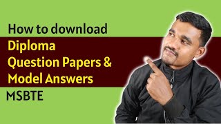 Download Diploma Previous Questions Papers and Model Answers  MSBTE Question Papers [upl. by Aloke412]