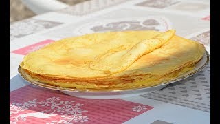 Pancakes Crepes Basic Recipe Palacinke Osnovni Recept  Sašina kuhinja [upl. by Enair]