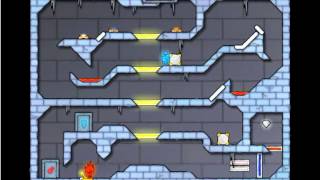 Fireboy and Watergirl 3 ice Temple Level 26 [upl. by Rennane]