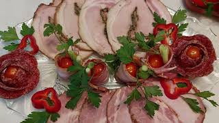 Platou de mezeluri  Cold cuts platter [upl. by Apilef]