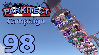 Parkitect Campaign  Part 98  NEW FLYING COASTER [upl. by Eznyl326]