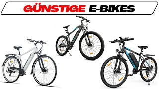 Günstige EBikes im Test Vergleich 2024 TOP 3 🥇 Gute Elektrofahrräder [upl. by Allison]