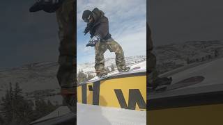 ANTHO HERREN CAB 270 TAP STE’  WOODWARD snowboarding style shorts short shortvideo gopro [upl. by Desdee]