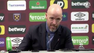 quotMAYBE AMAD DIALLO CAN RETURNquot  Man Utd v Aston Villa  Erik Ten Hag prematch press conference [upl. by Kantos]